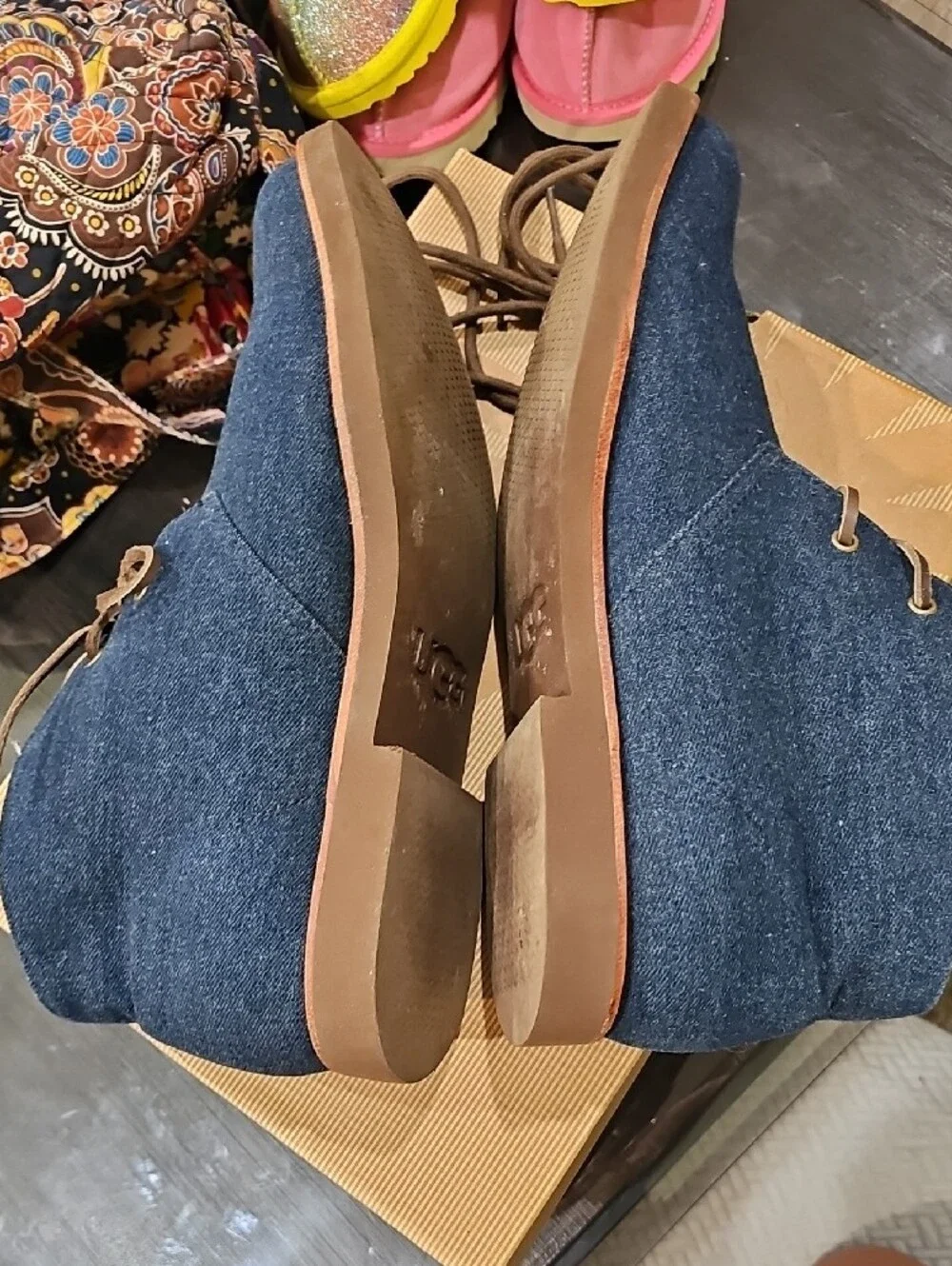 RARE & DISCONTINUED - UGG Westly Denim Chukka Boots